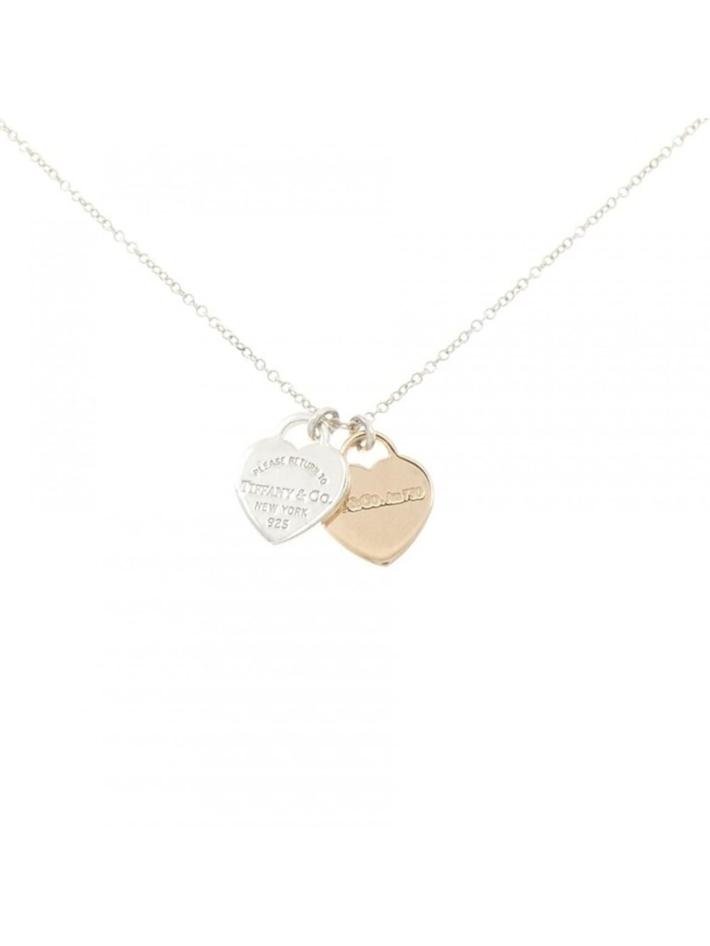 Tiffany & Co Return to Tiffany Double Heart Necklace